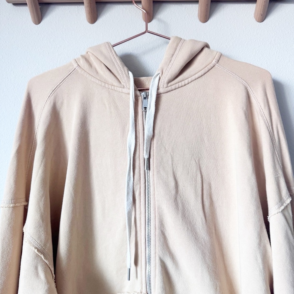 Aerie Down to Earth Cozy Yellow Hoodie - Picture 3 of 13